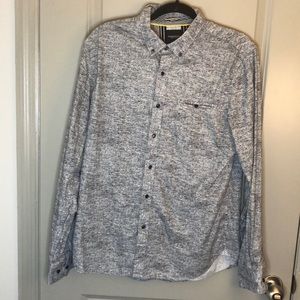 Denim & Flower Grey Button Down Shirt
